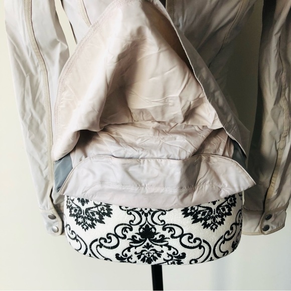 Lululemon Out and About Peplum Jacket Ecru Off-White 2 - Picture 7 of 9